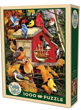 现货包邮加拿大Cobble Hill进口益智动物拼图51803秋天的鸟1000片
