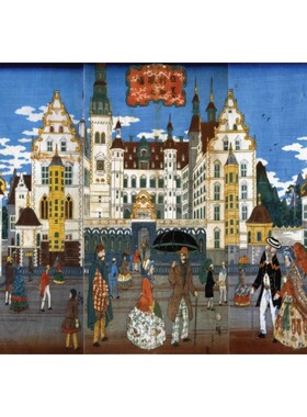 正品现货 意大利Ricordi进口成人益智名画拼图 歌川广重1000片