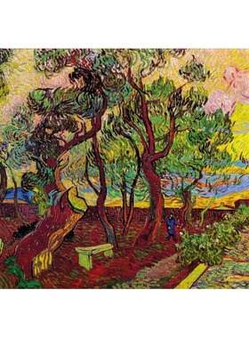 正品意大利Ricordi进口益智名画拼图 圣雷米避难所花园1000片梵高