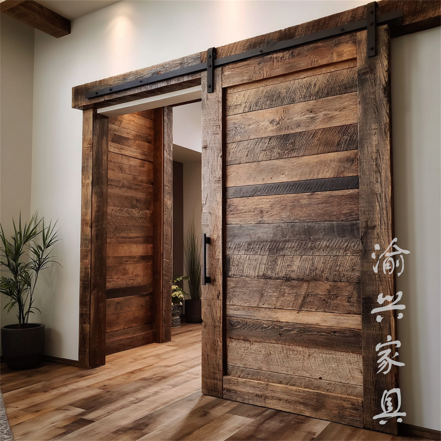 工业风实木门卫生间门复古滑轨室内移门定制浴室厕所门侘寂室内门,全屋定制,卫生间门/厕所门,淘宝优惠券,粉丝福利购,淘宝优惠卷