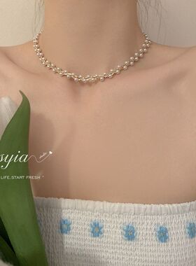 珍珠项链女轻奢小众设计高级感气质颈链锁骨链时尚配女颈链饰品