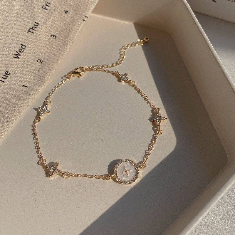 韩版ins小众设计微镶锆石森系轻奢闺蜜学生冷淡 手环网红手链手镯,特色手工艺,其他,淘宝优惠券,粉丝福利购,淘宝优惠卷