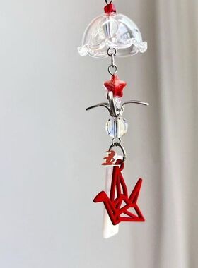千纸鹤风铃ccd挂绳手作少女心包包相机书包挂饰手机链钥匙扣挂件