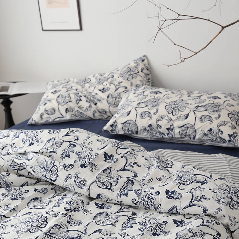 微瑕疵处理外贸出口纯棉莱赛尔混纺高档面料被套 1.51.8米床单用