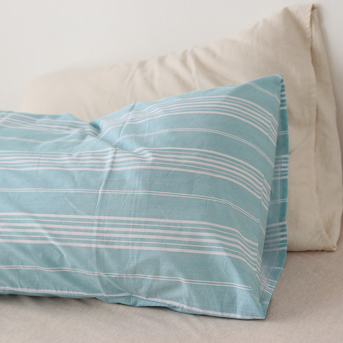 夏季~特惠无补 出口英国纯棉高密60支平纹枕套48*74一对装枕头袋