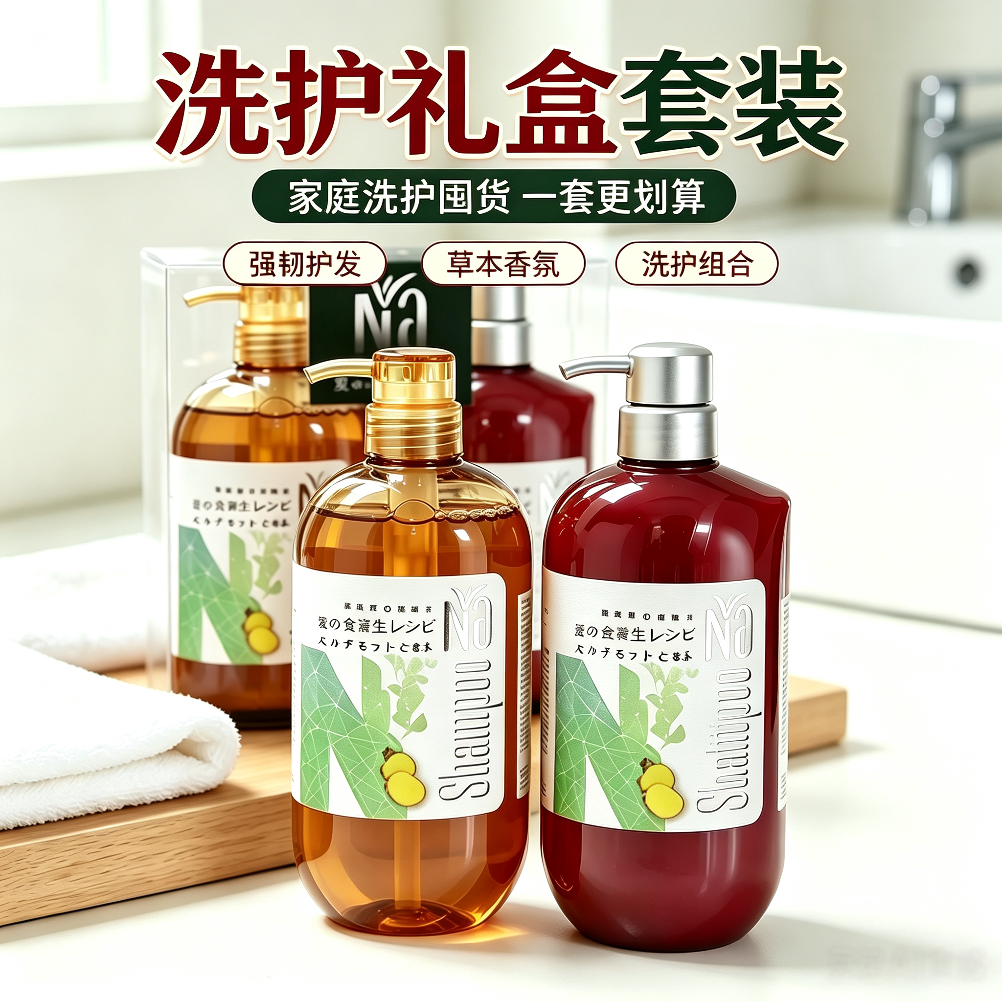 去屑留香生姜持久控油蓬松本草