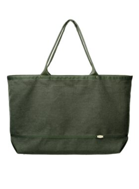 STRL 复古简约仿粗针毛线面料大容量TOTEBAG单肩手提托特包