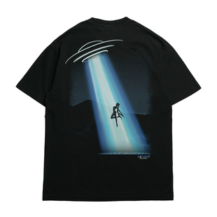 BADMIND UFO感召美少女宽松休闲街头短袖T恤TEE