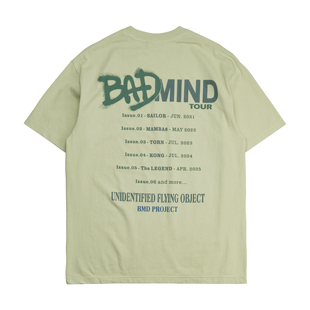 BADMIND 25SS UFO感召系列Tour圆筒短袖宽松圆筒街头T恤TEE