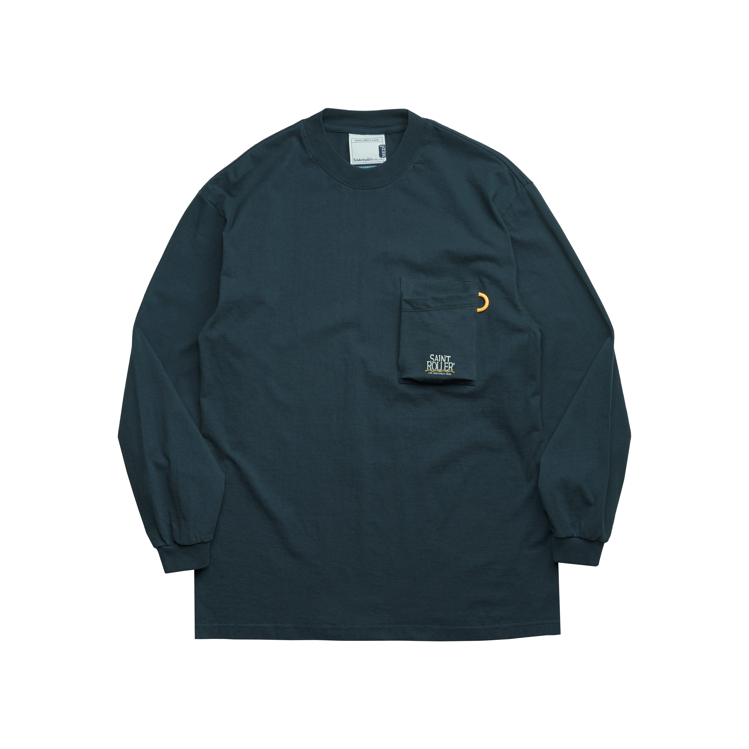 STRL 24FW 海浪元素立体口袋结构宽松街头打底长袖