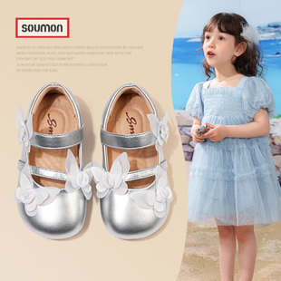 儿童皮鞋女童公主鞋配礼服春秋新款女孩舞台演出鞋防滑单鞋宝宝鞋