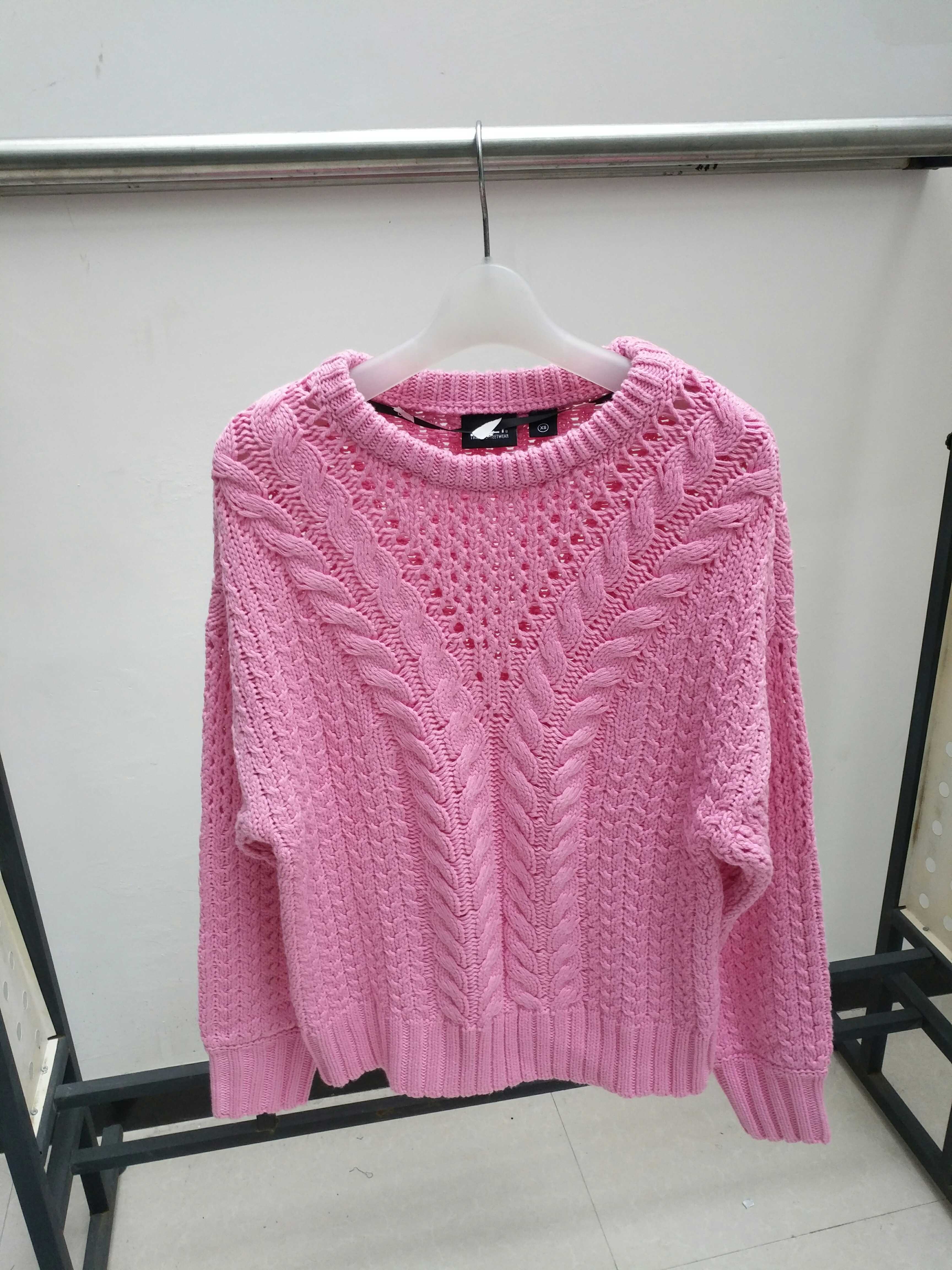 2019春季新款粉色宽松套头毛衣针织衫女|119125502在类目 女装/女士精品, 毛衣中 - 来自Buy2taobao.com提供专业的淘宝代购服务