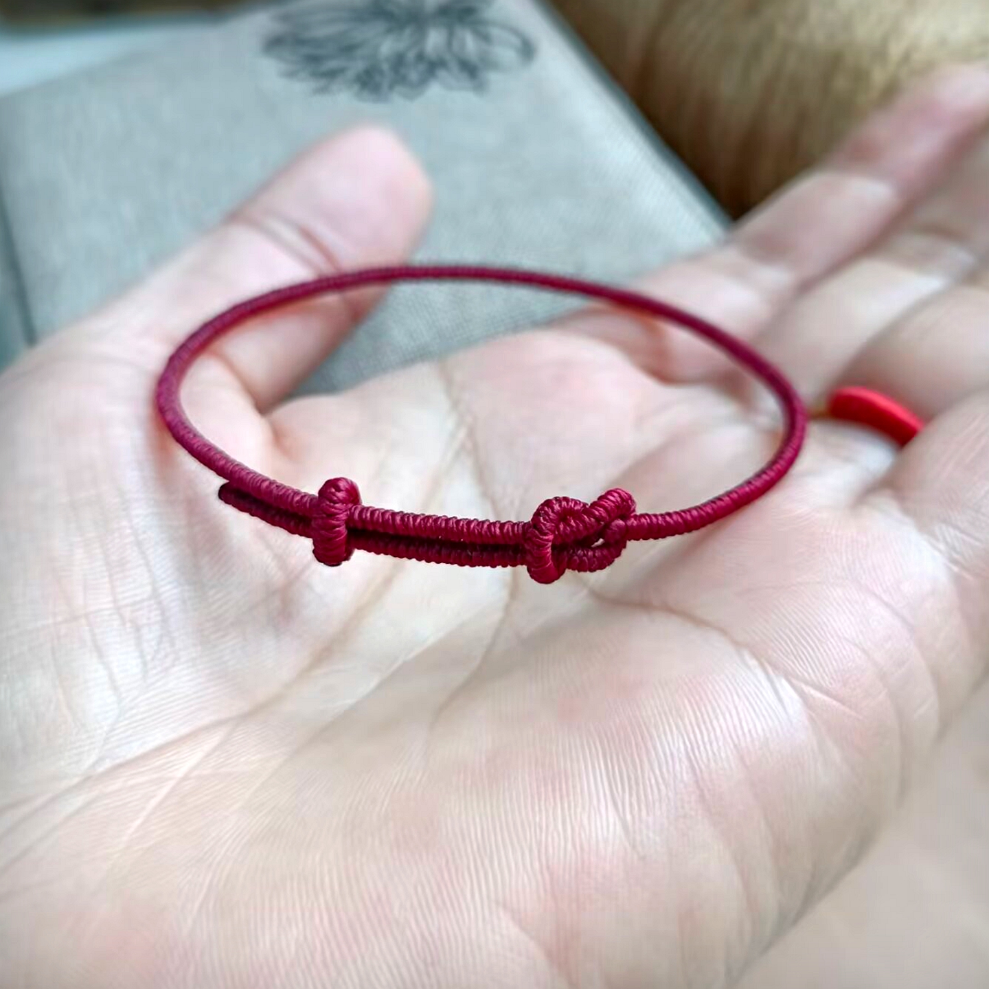 马年蜡线编织可穿珠纪品红绳手绳