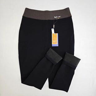 踩脚九分 薄厚款 SK简彤秋冬一体打底裤 加厚保暖加大高弹舒适小黑裤