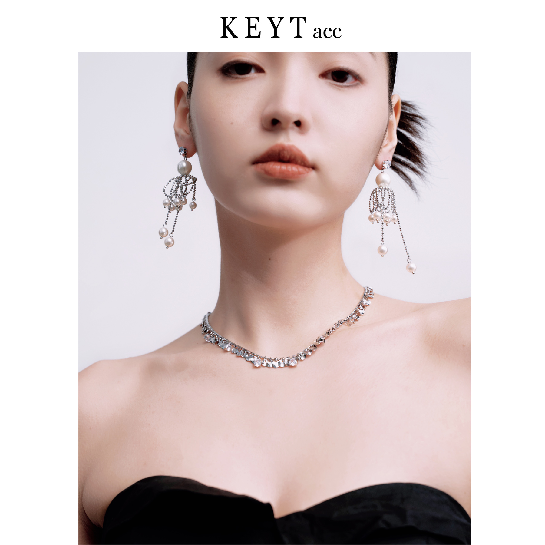 keytacc光影律动银色项链