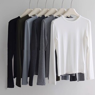 人手2-3件！王炸基础款 不入后悔！软糯珍珠山羊绒秋冬圆领打底衫