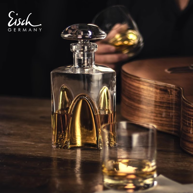 EISCH无铅水晶玻璃描金威士忌