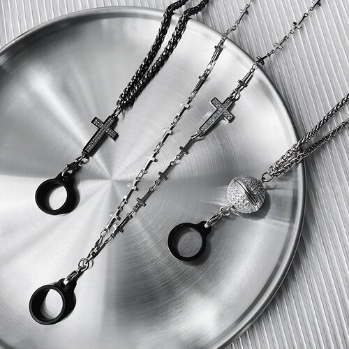 个性百搭高级挂链挂绳高级感钛钢