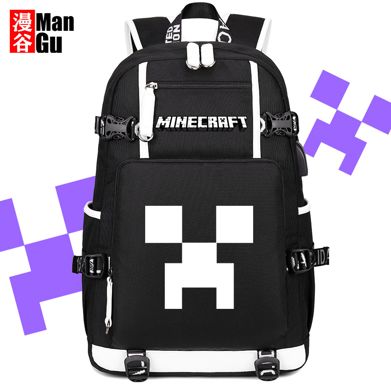 大容量轻便防水男学生书包