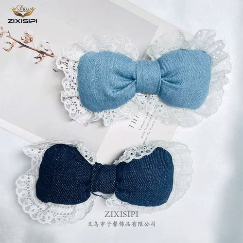 zixisipi布艺充棉蕾丝蝴蝶结