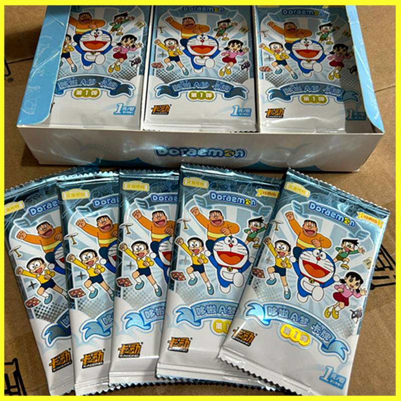 卡动哆啦A梦卡片第一弹经典版豪华版收藏卡包静香大雄叮当猫卡牌