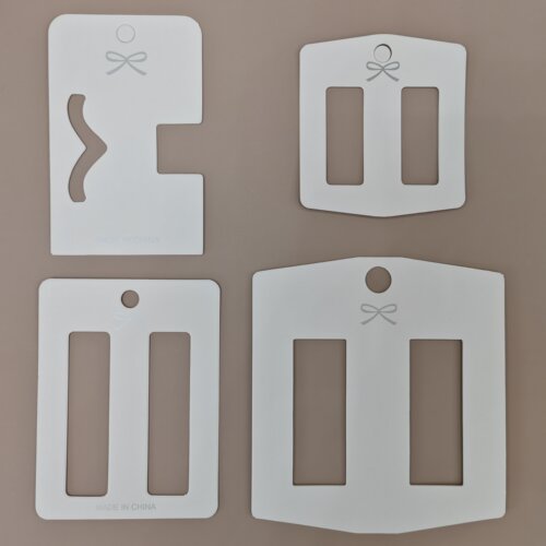 简约韩系抓夹卡片加厚饰品包装套装ins卡纸马尾夹卡头百搭基础款