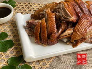 乐清之家 柳市卤制烟熏酱鹅包宅包记熏鹅350克半成品 包宅熏鹅
