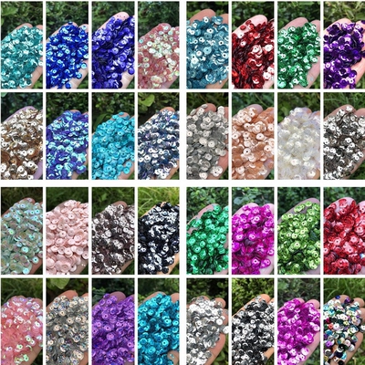 diy6MM鱼鳞片手缝亮片珠饰辅料