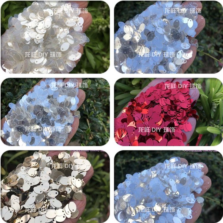 亮片diy手工材料珠片服装蛋形鱼鳞片5x8水滴闪片饰品配件衣服吊片,饰品/流行首饰/时尚饰品新,其他DIY饰品配件,淘宝优惠券,粉丝福利购,淘宝优惠卷