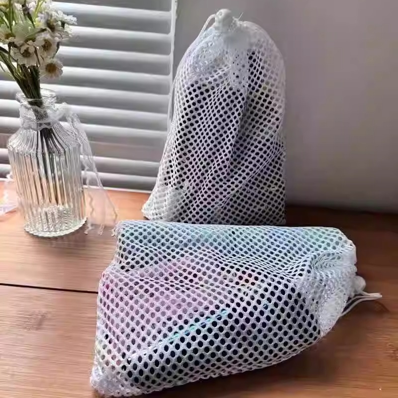 推荐好货原单网纱束口收纳袋旅