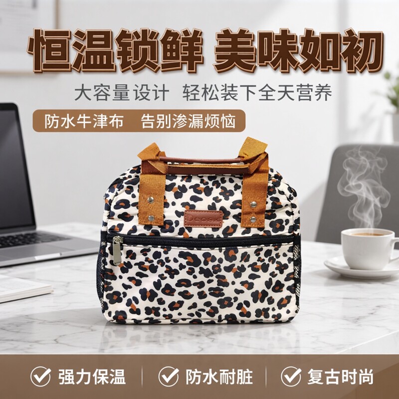 防水铝箔大容量手提保温包便当包