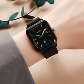 方形女士手表女款 学生轻奢小众2025新款 高中生大学生复古休闲女表