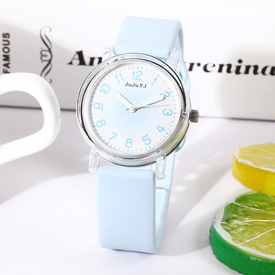 洵时尚手表女款学生初高中生小清新高颜值静音夜光防水电子石英表