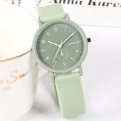 静音考试专用手表男女学生初高中高颜值韩版 简约防水儿童硅胶手表