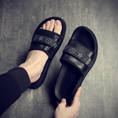 外穿潮流2025新款 真皮室外凉拖男拖鞋 超火网红夏凉鞋 潮牌户外越南