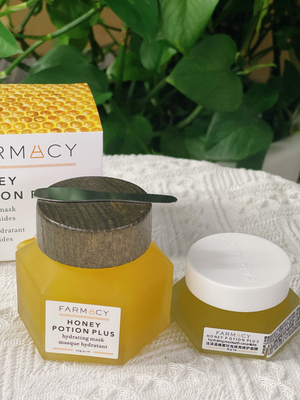 熬夜救星！Farmacy法沫溪蜂蜜面膜30g\117g焕亮保湿补水祛黄