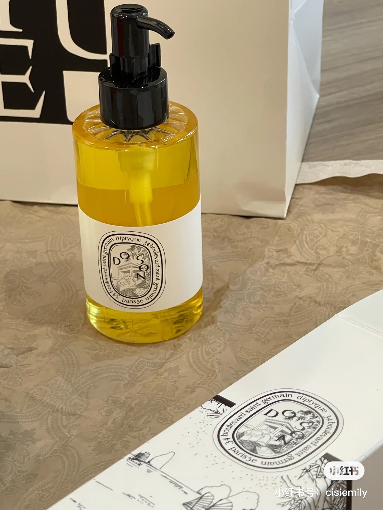 diptyque蒂普提克DO SON杜桑沐浴油/SENS感管止水沐浴露200ML-封面