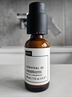 现货NIOD防晒survival30物理防晒霜遮瑕提亮SPF30