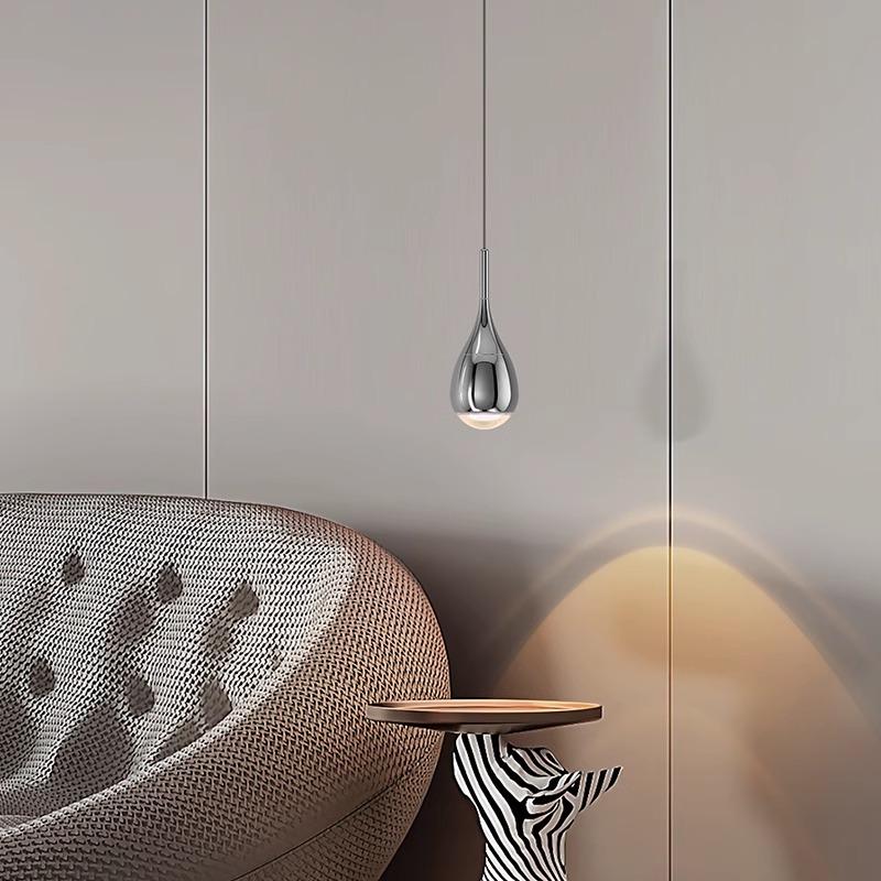 水滴形智能简约卧室餐厅吧台吊灯