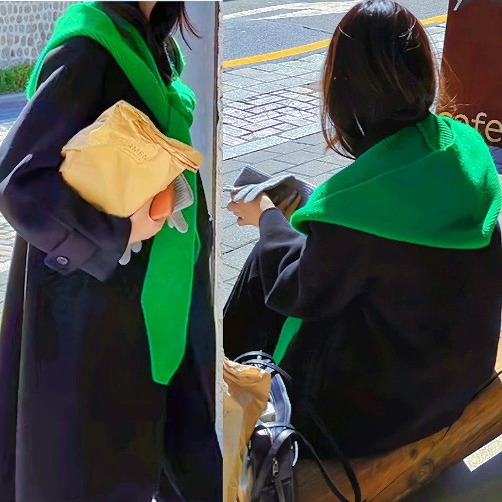 带帽围巾一体披肩围脖