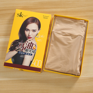 SK8699中厚马油袜秋冬水嫩透亮遮瑕美腿袜40D微透脚底防滑连裤 袜