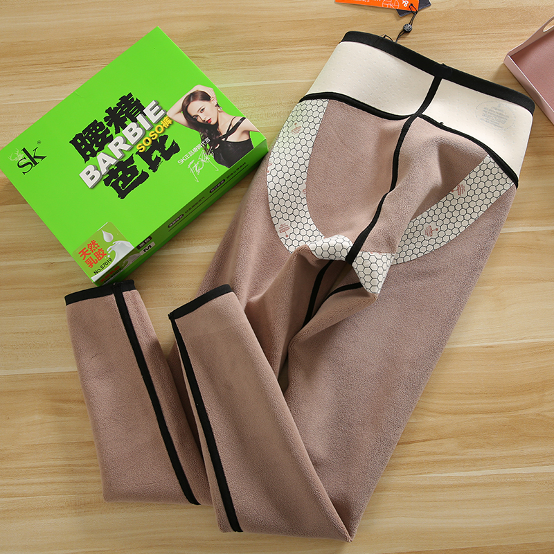 SK7019乳胶芭比裤 450克加绒保暖不掉裆舒适塑形女润肤显瘦鲨鱼裤