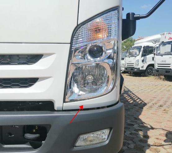 江铃凯锐N800大灯下饰条大灯装饰条大灯包角饰板前杠边角饰板