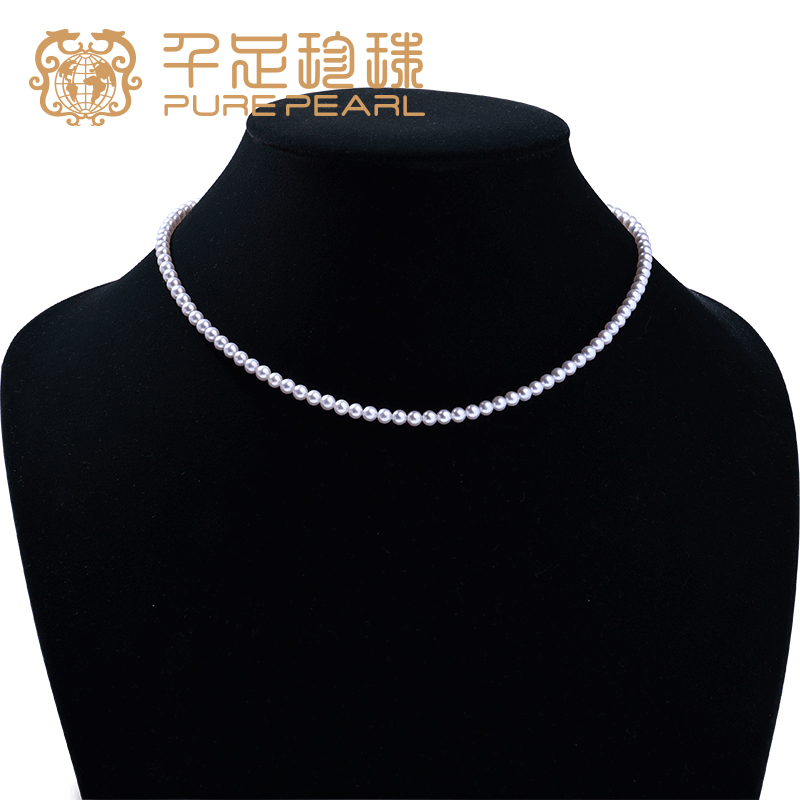 千足珍珠淡水AK项链百搭