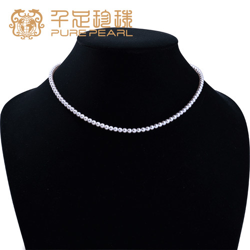 千足珍珠淡水AK项链百搭