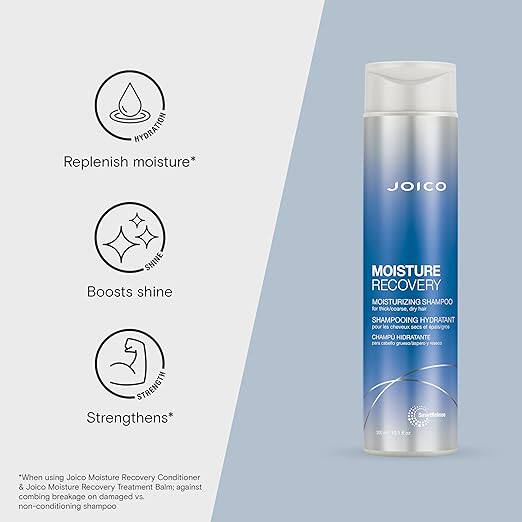 保税美国Joico嘉珂Moisture水润修复洗发水300ml 保湿 水油平衡
