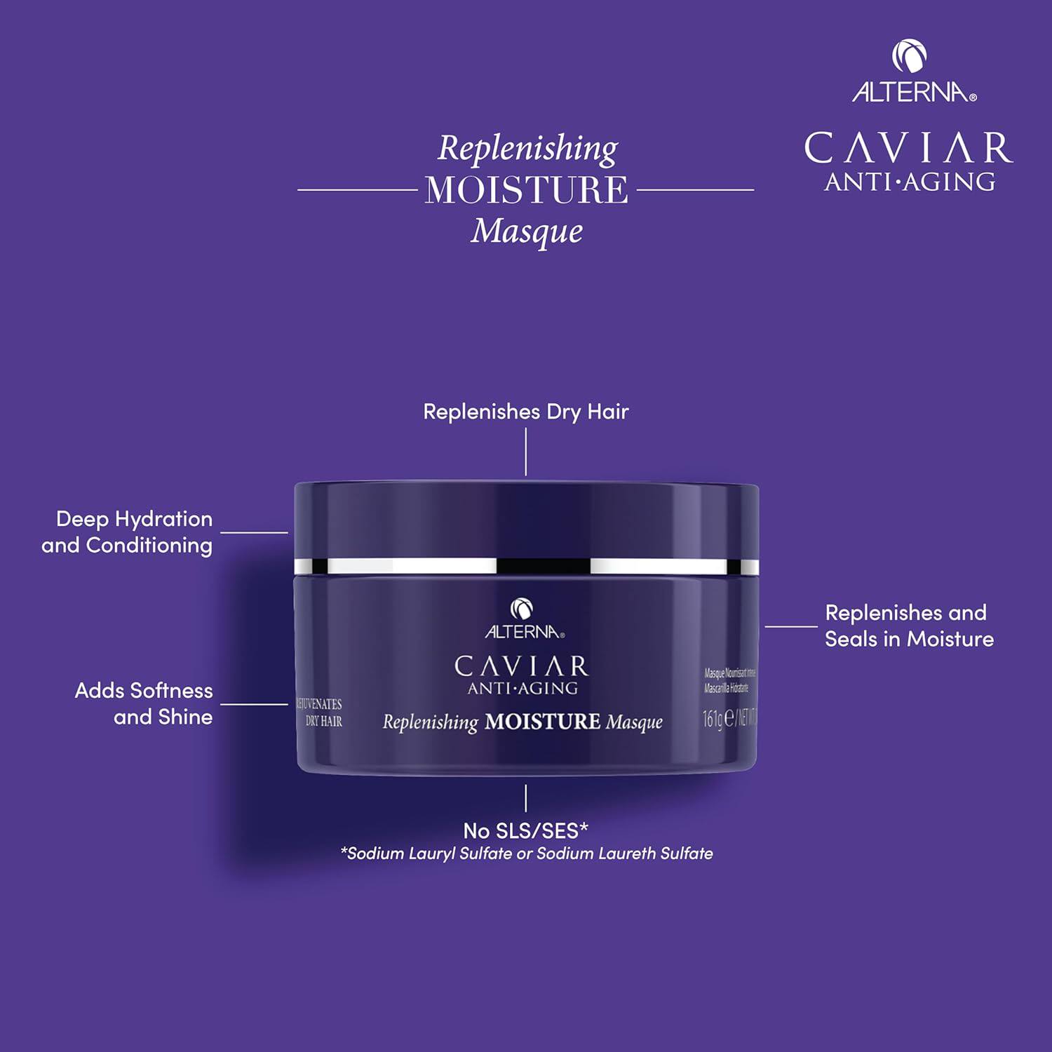 保税Alterna Caviar爱特纳鱼子酱保湿滋润发膜161g（181ml）