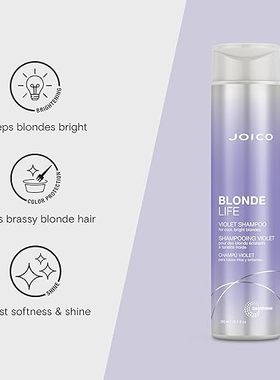 Joico嘉珂Blonde Life Violet亮彩金发紫色去黄洗发水