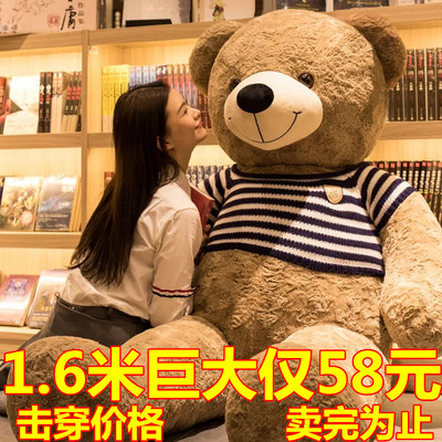 抱枕迷糊熊公仔PP棉萌物