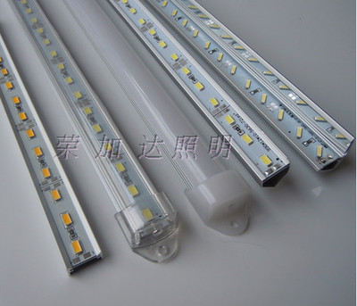 12VLED硬灯条白色硬条v型灯槽